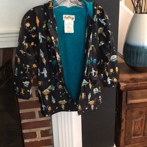Hatley kids insulated rain jacket.